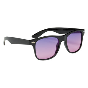 Ocean Gradient Malibu Sunglasses - Black With Purple