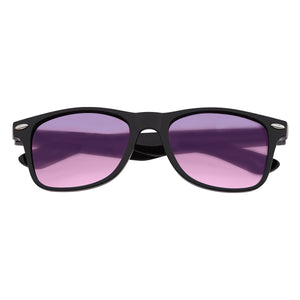 Ocean Gradient Malibu Sunglasses - Black With Purple