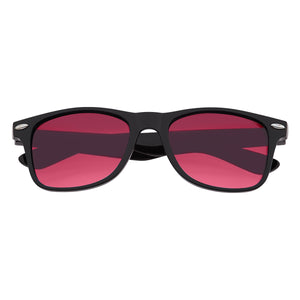 Ocean Gradient Malibu Sunglasses - Black With Red