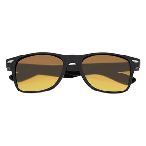 Ocean Gradient Malibu Sunglasses - Black With Yellow