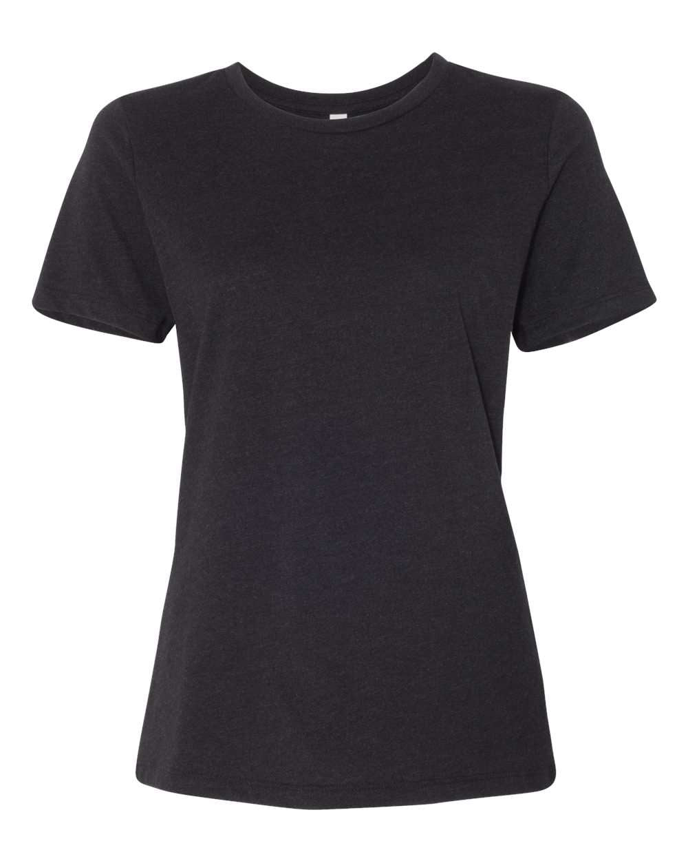 BELLA + CANVAS Ladies' Relaxed Heather CVC Short-Sleeve T-Shirt - Black Heather