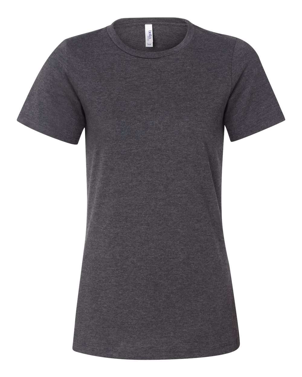 BELLA + CANVAS Ladies' Relaxed Heather CVC Short-Sleeve T-Shirt - Dark Grey Heather