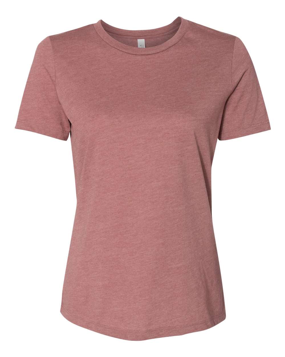 BELLA + CANVAS Ladies' Relaxed Heather CVC Short-Sleeve T-Shirt - Heather Mauve