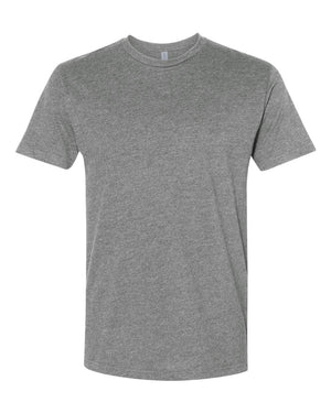 Next Level Men's Sueded Crew - Dark Heather Grey