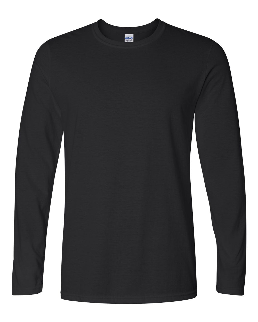 Gildan Adult Softstyle® Long-Sleeve T-Shirt - Black