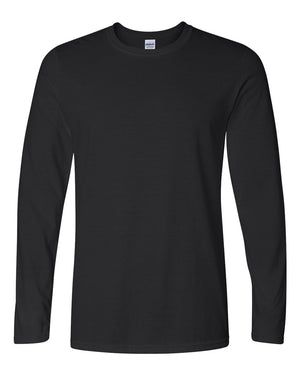 Gildan Adult Softstyle® Long-Sleeve T-Shirt - Black