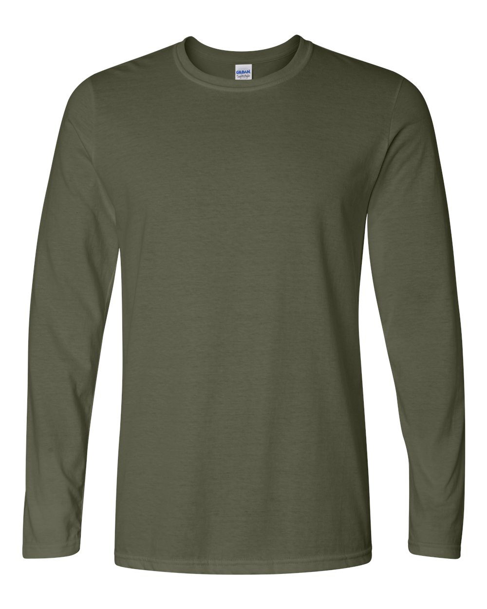 Gildan Adult Softstyle® Long-Sleeve T-Shirt - Military Green