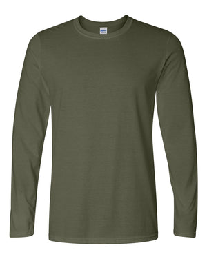 Gildan Adult Softstyle® Long-Sleeve T-Shirt - Military Green