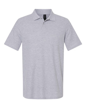 Gildan Men's Softstyle Double Pique Polo - Sport Grey