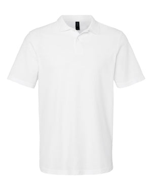 Gildan Men's Softstyle Double Pique Polo - White