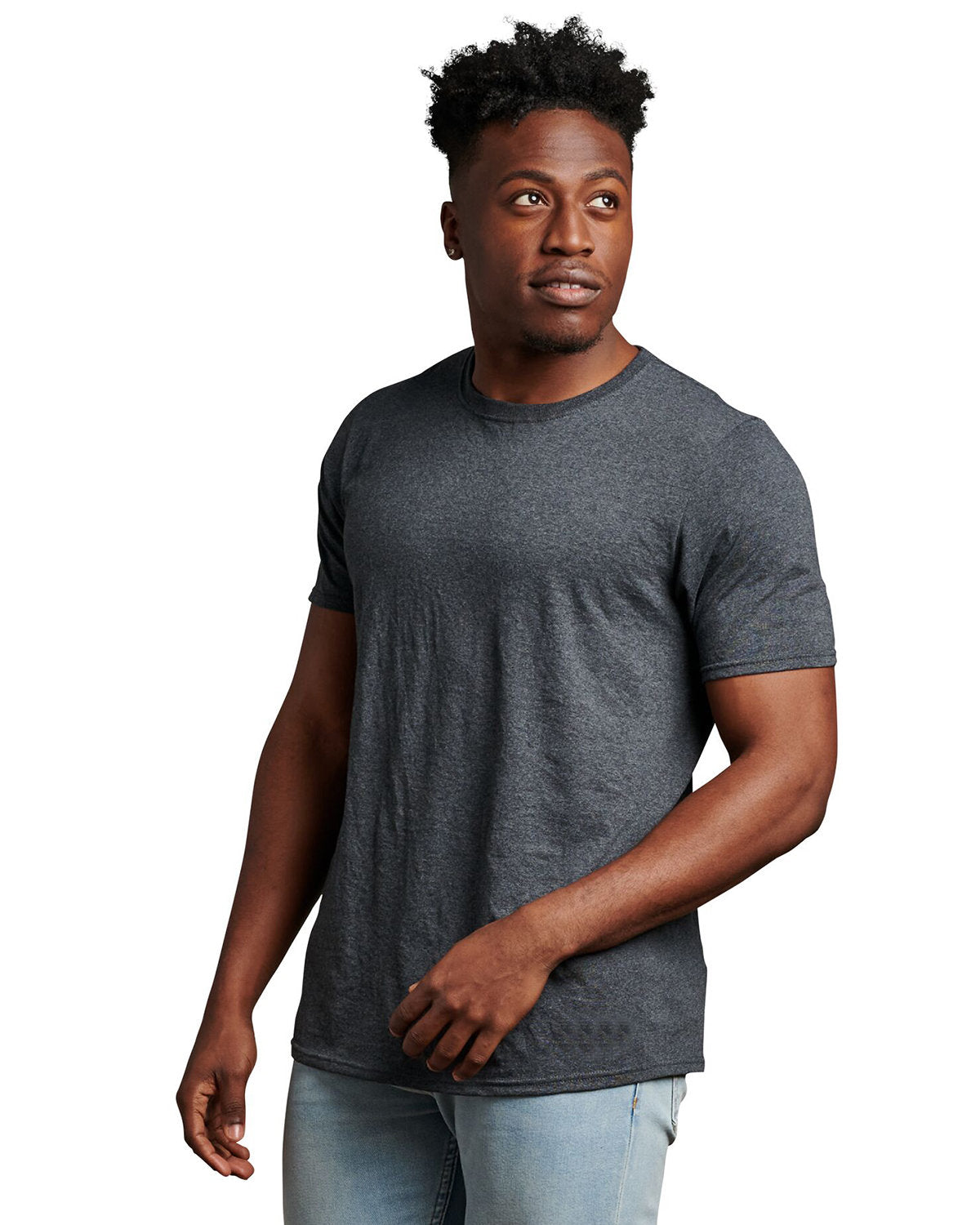 Russell Athletic Unisex Essential Performance T-Shirt - Black Heather