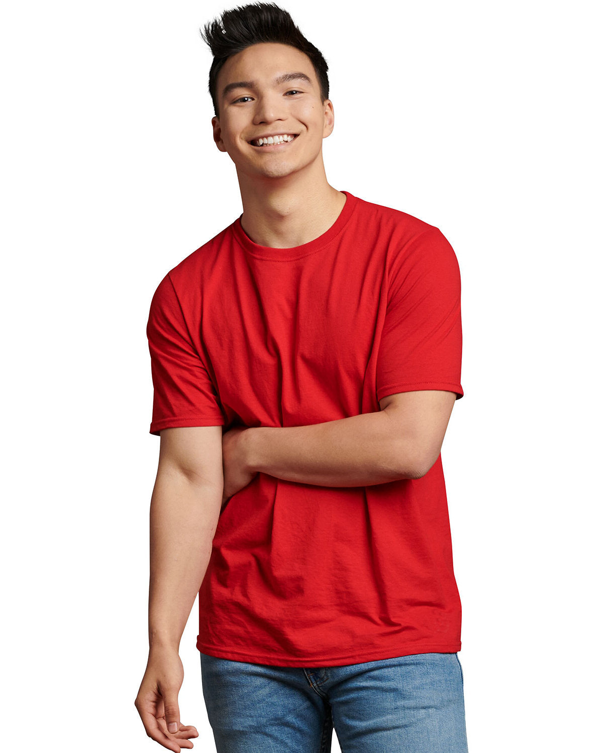 Russell Athletic Unisex Essential Performance T-Shirt - True Red