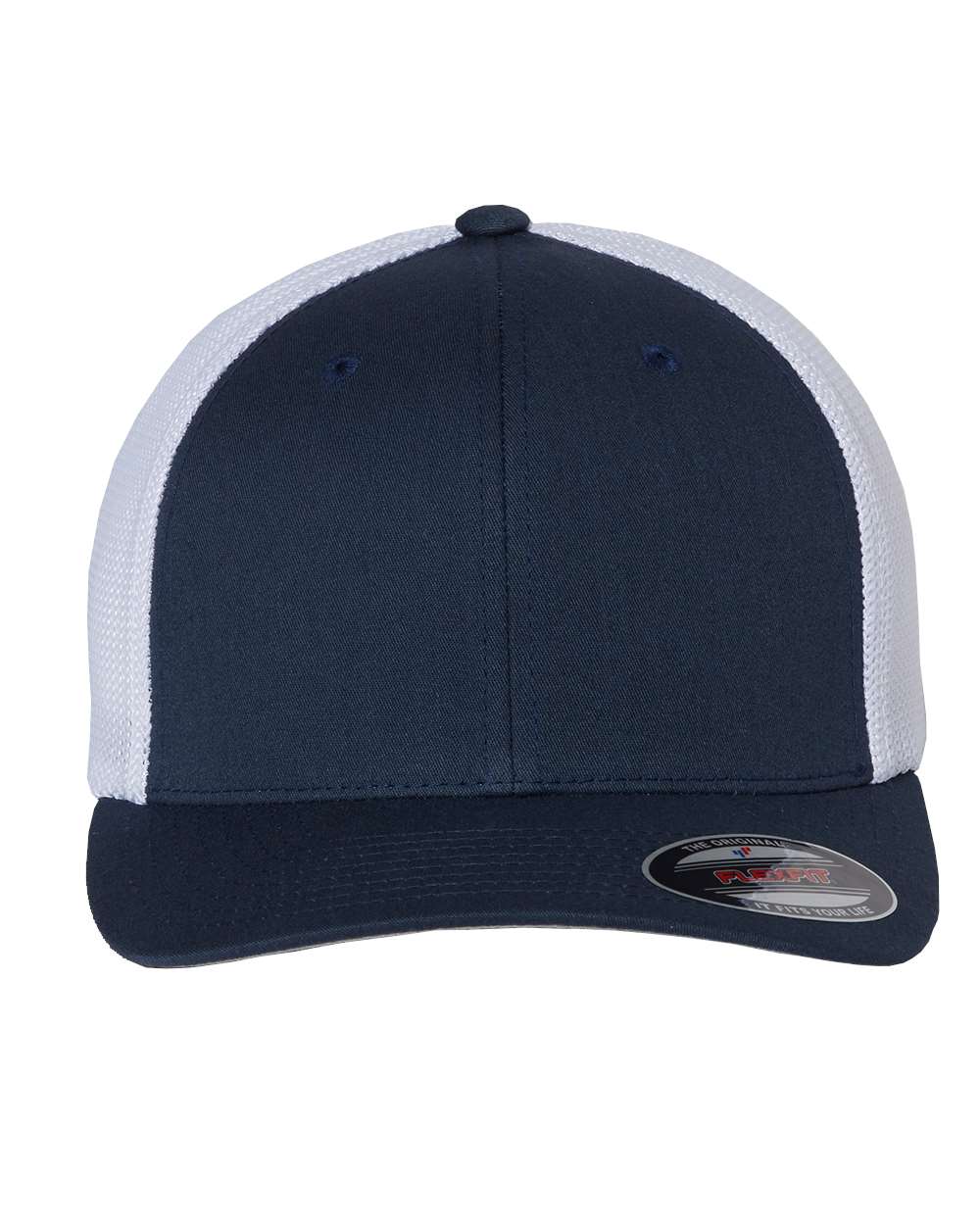 Flexfit Adult Trucker Cap - Navy/ White