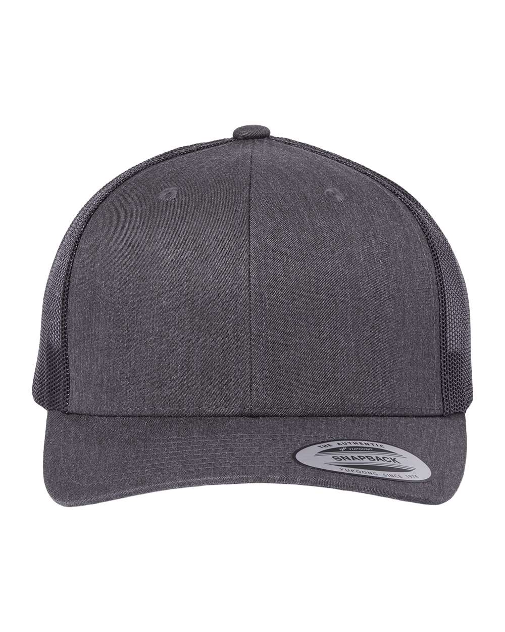 YP Classics Adult Retro Trucker Cap - Dark Heather Grey