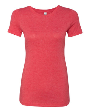 Next Level Ladies' Triblend Crew - Vintage Red