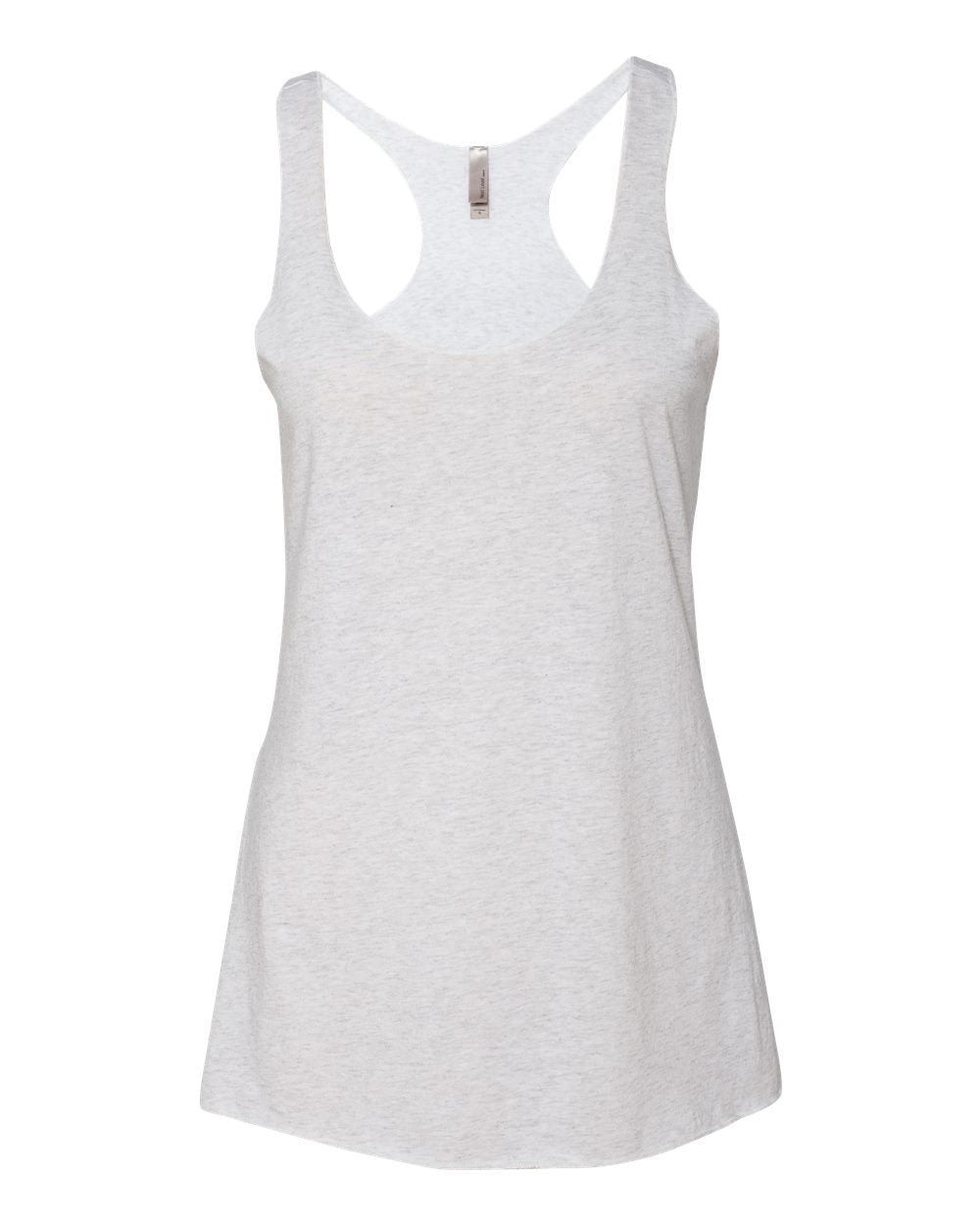 Next Level Ladies' Triblend Racerback Tank - Heather White