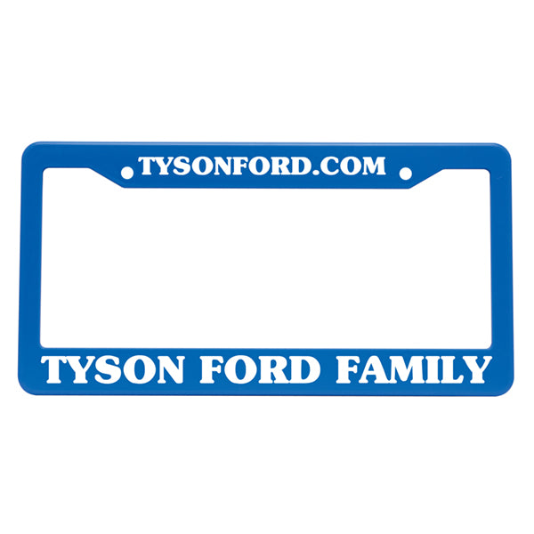 License Plate Frame in Polybag - KL_0760 - Black