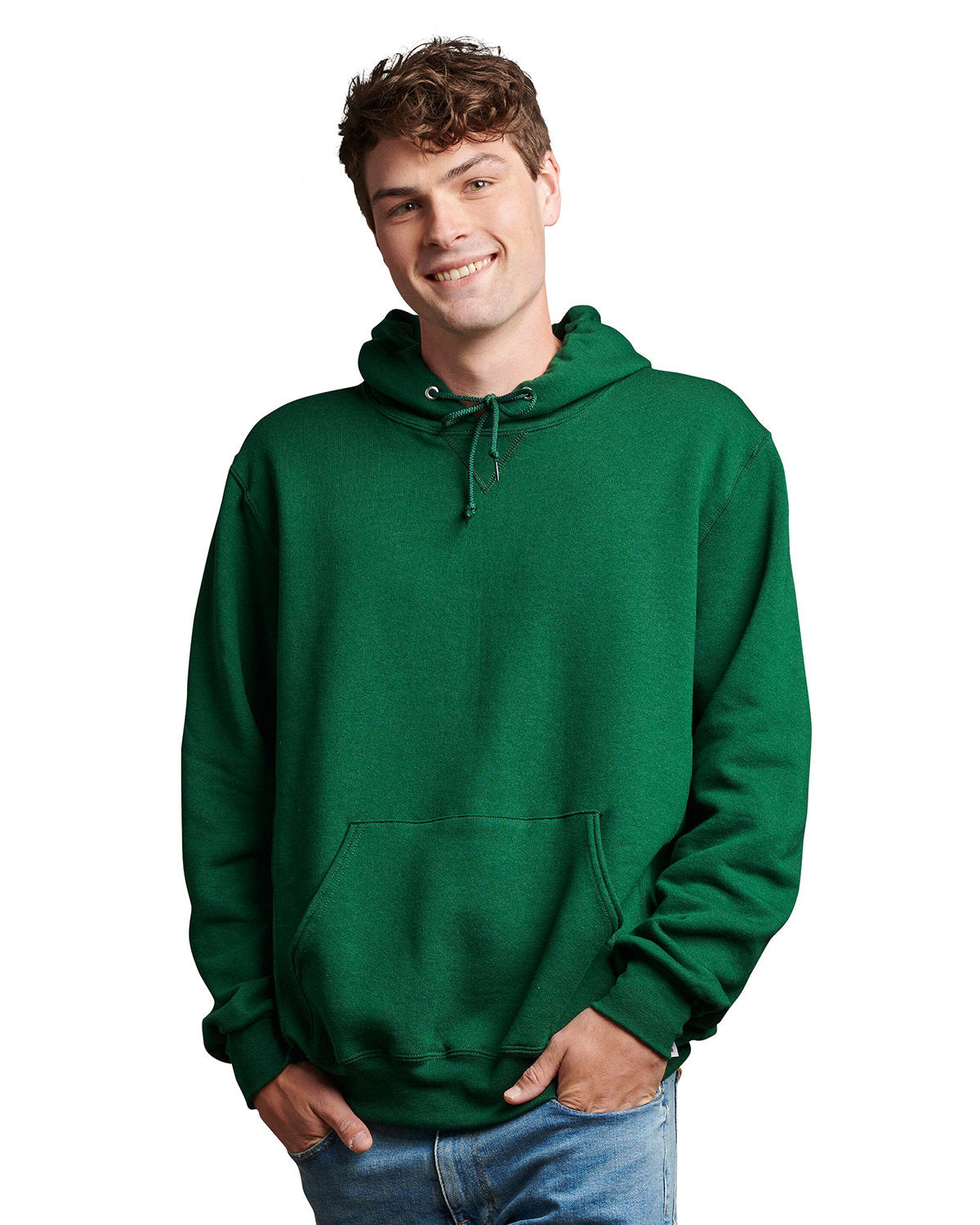 Russell Athletic Unisex Dri-Power® Hooded Sweatshirt - Dark Green