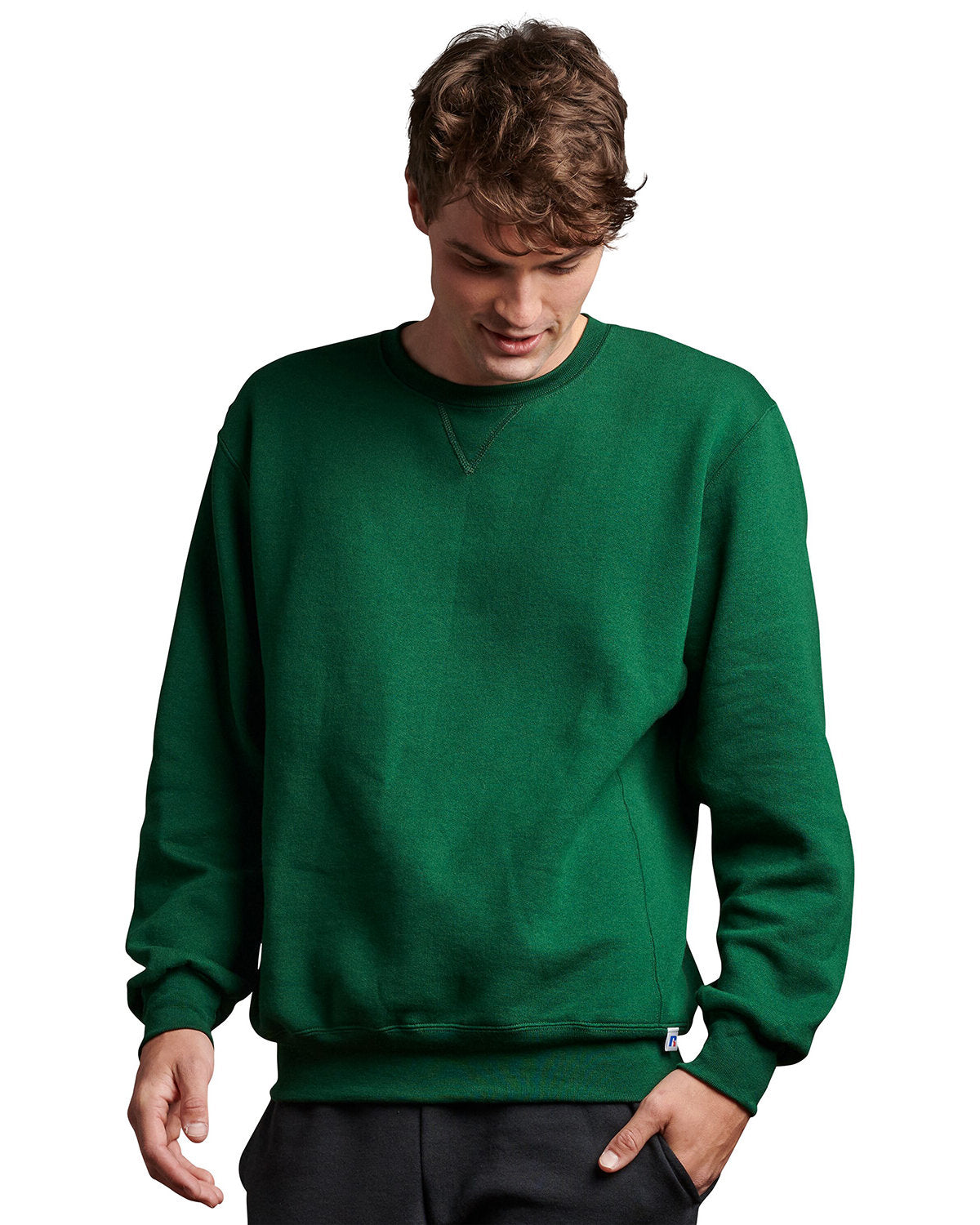 Russell Athletic Unisex Dri-Power® Crewneck Sweatshirt - Dark Green