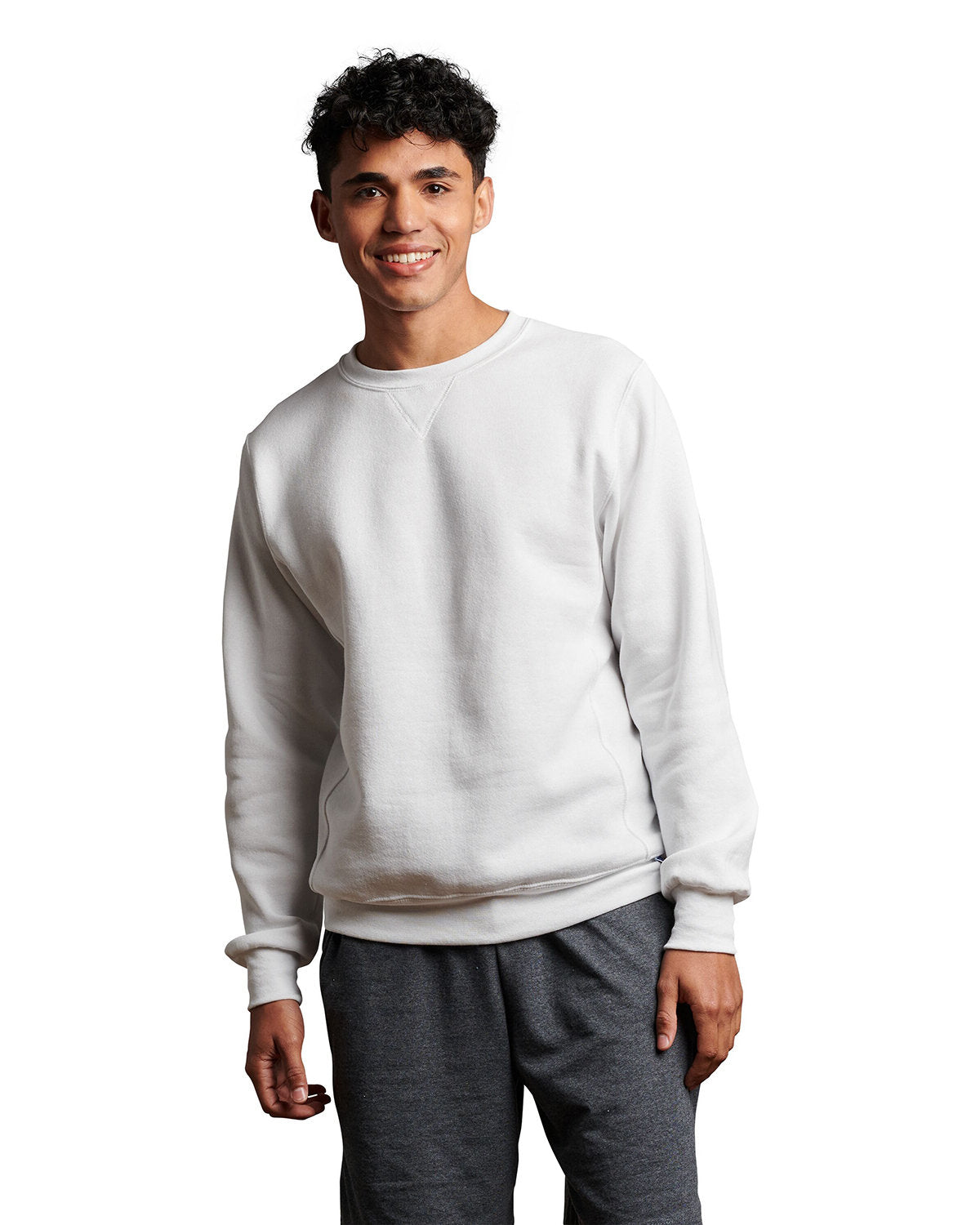 Russell Athletic Unisex Dri-Power® Crewneck Sweatshirt - White