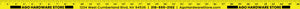 5/32" Colorful Enameled Yardsticks - Yellow