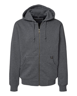 DRI DUCK Men's Crossfire Heavyweight Power Fleece Hooded Jacket with Thermal Lining - Dark Oxford