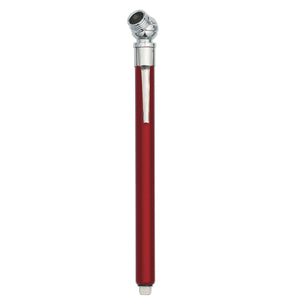 Tire Gauge With Clip - Metallic Red