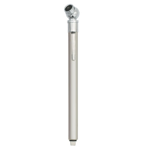 Tire Gauge With Clip - Metallic Silver