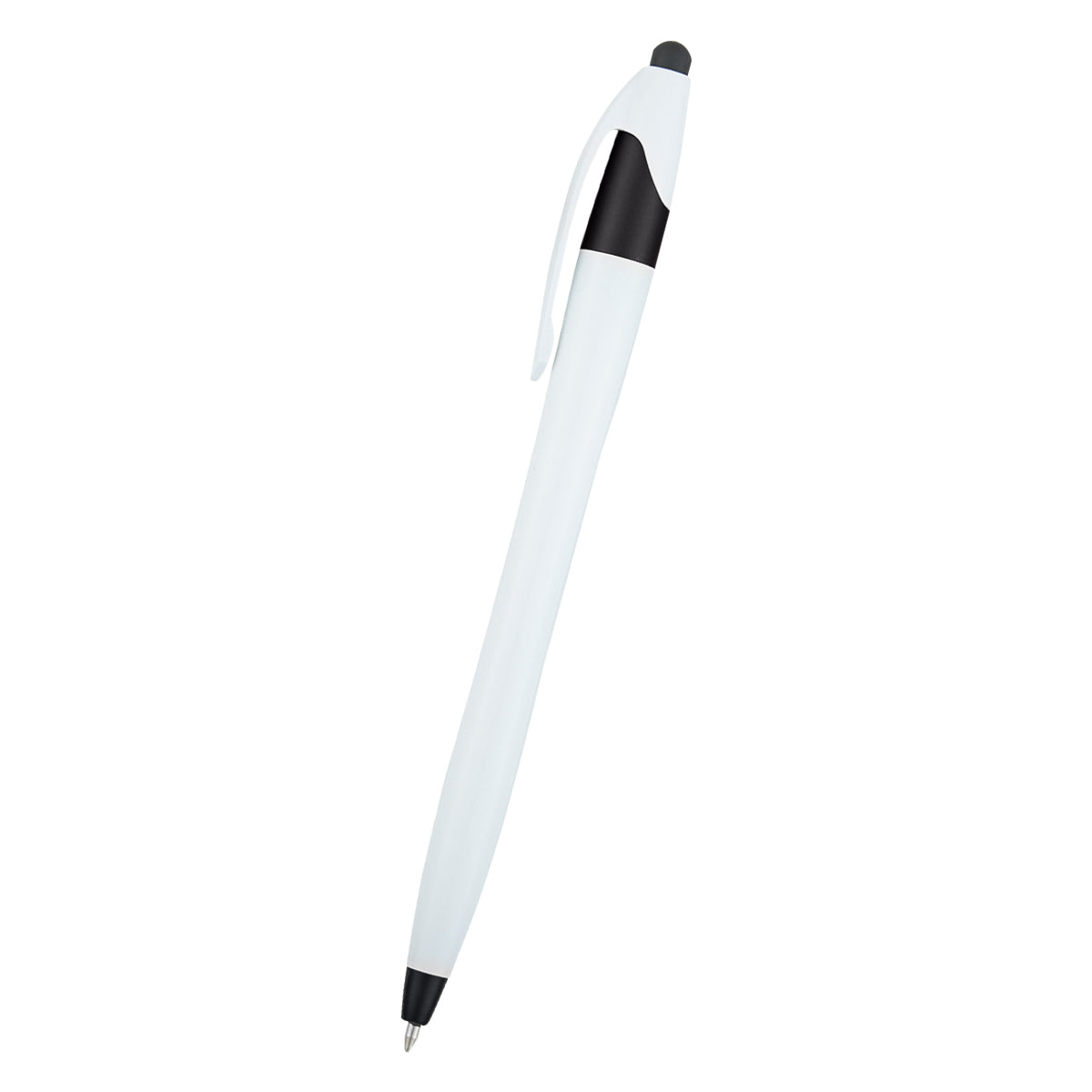 Dart Stylus Pen - Metallic White With Black
