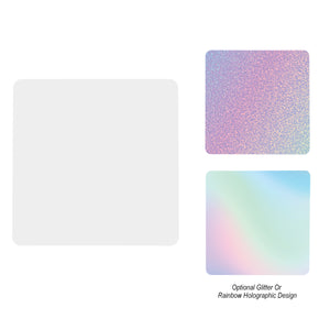 Acrylic Coaster - Square - White