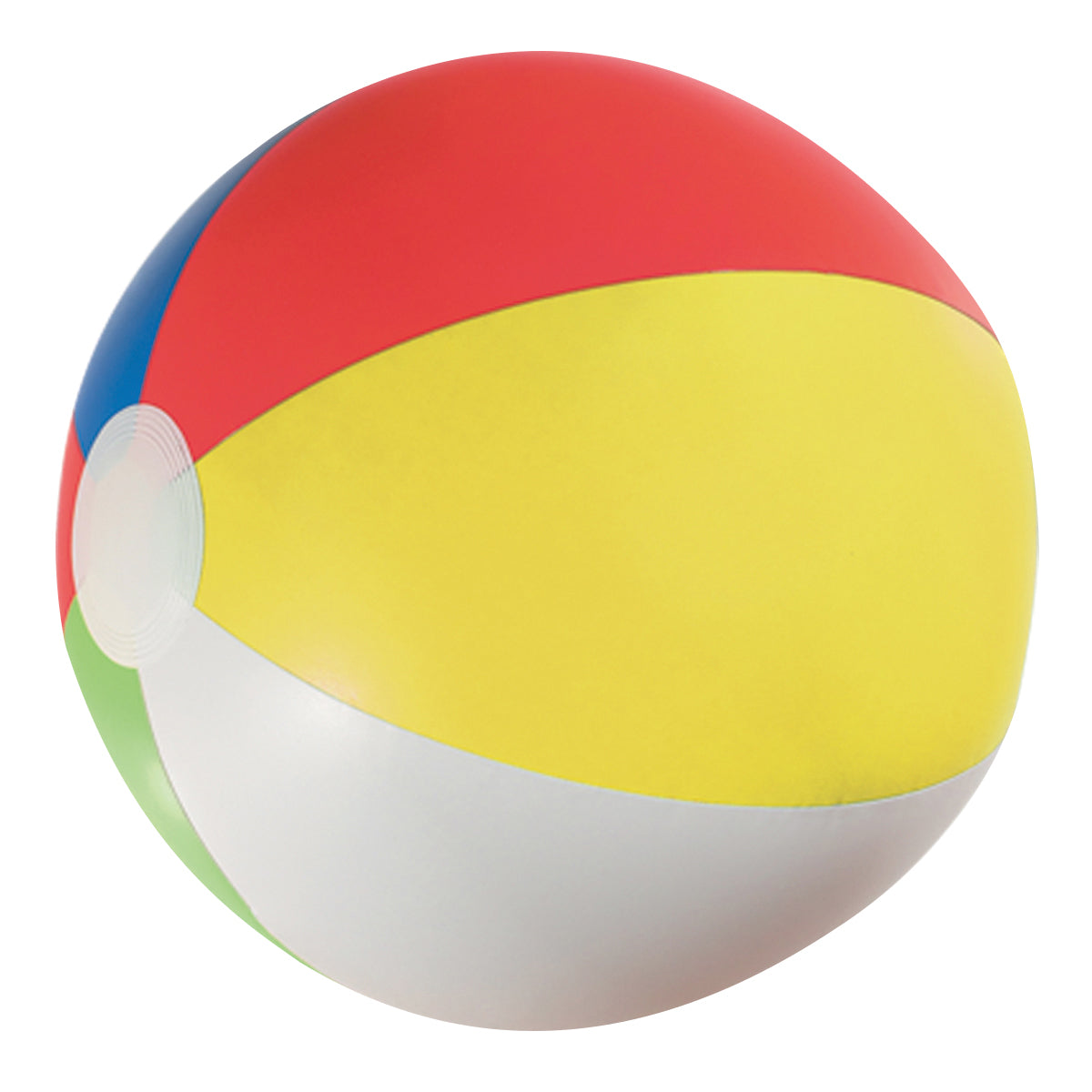 16" Beach Ball - Yellow And White And Blue And Red And Green
