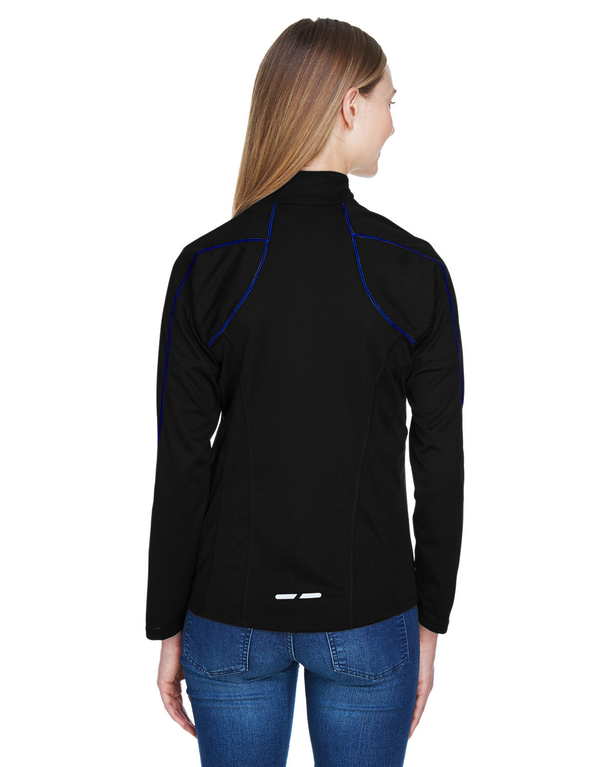 North End Ladies' Radar Quarter-Zip Performance Long-Sleeve Top - Back