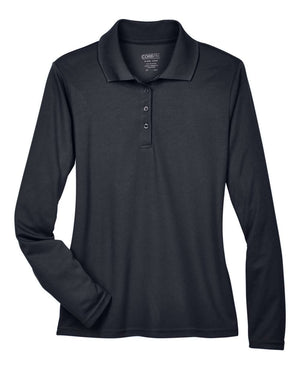 CORE365 Pinnacle Long Sleeve Pique Polo - women's - Carbon