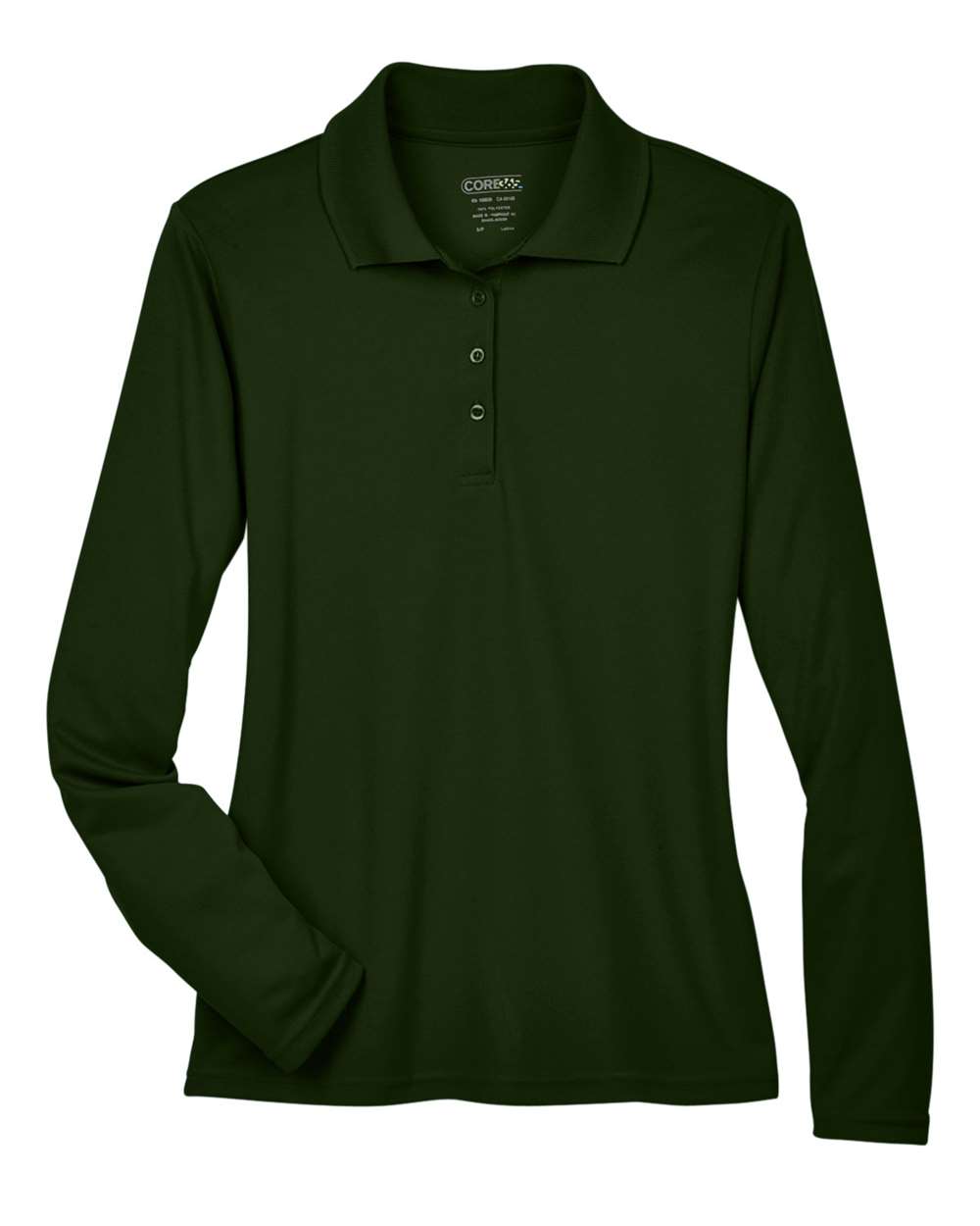 CORE365 Pinnacle Long Sleeve Pique Polo - women's - Forest