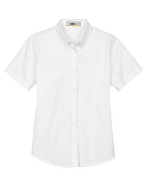 CORE365 Origin Short Sleeve Twill Shirt - Women - White