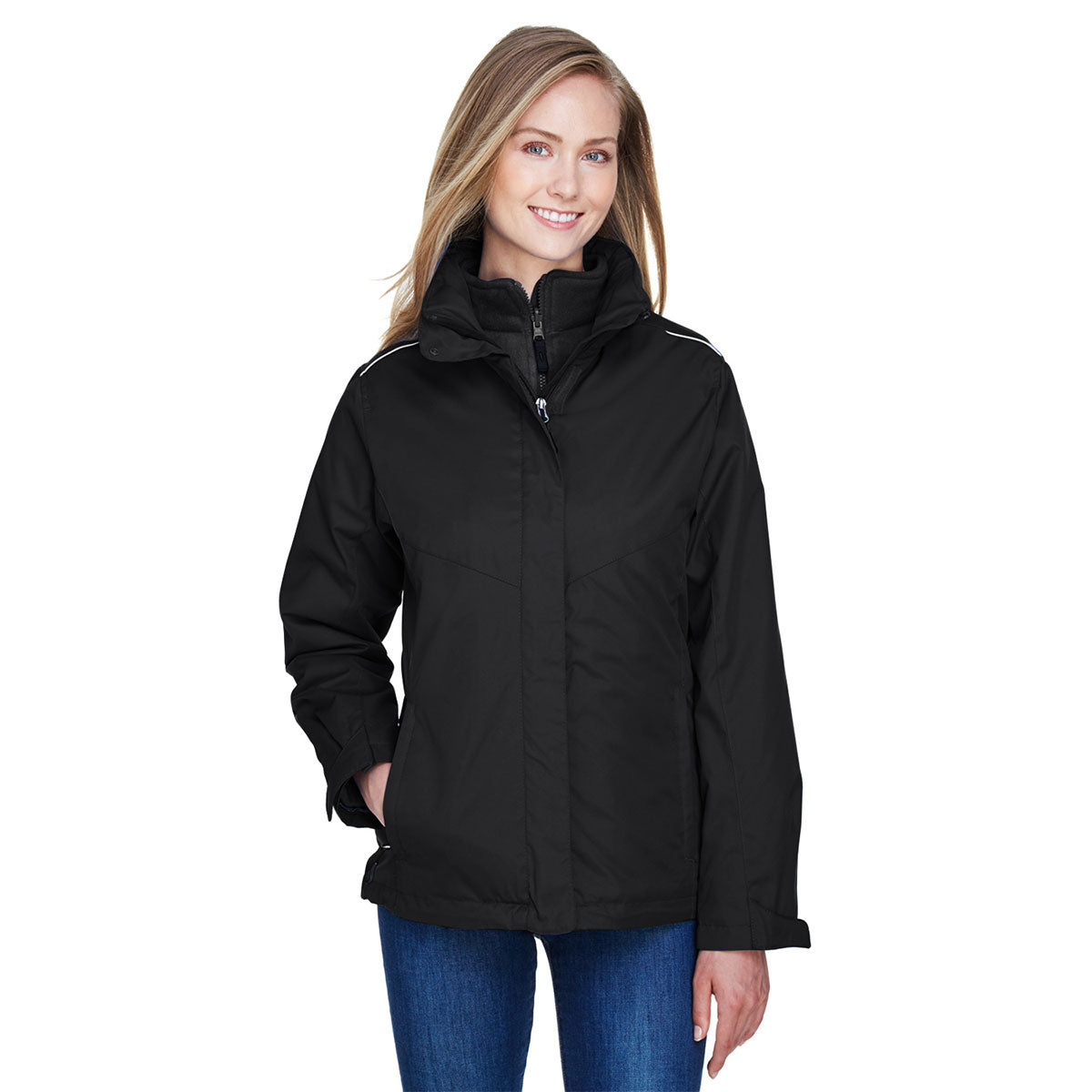 Core365 Region 3-IN-1 Jacket women - Black