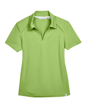 North End Ladies' Recycled Polyester Performance Piqué Polo - Cactus Green