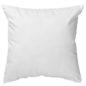 Small Full Color Throw Pillow - White