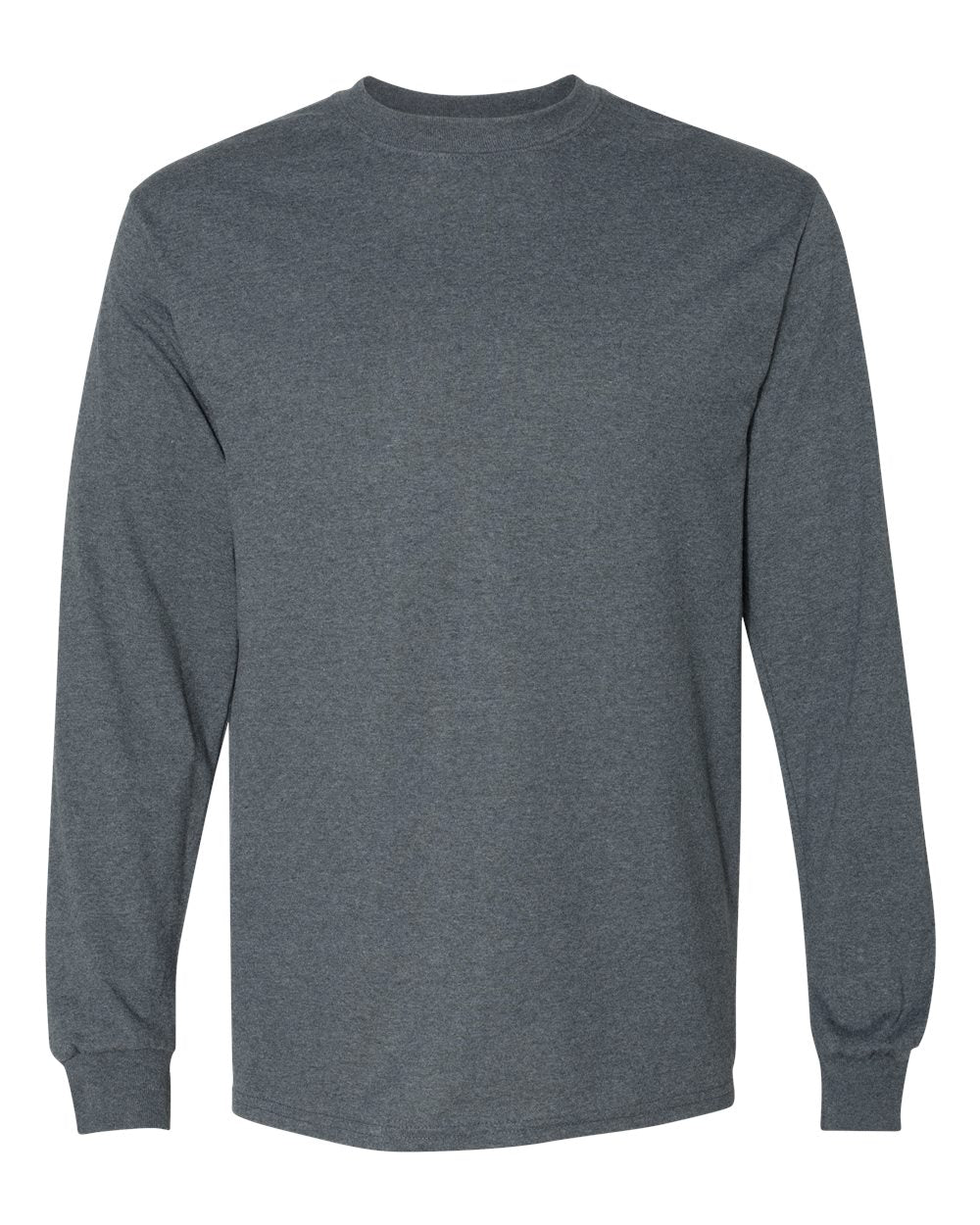 Gildan Adult 50/50 Long-Sleeve T-Shirt - Dark Heather