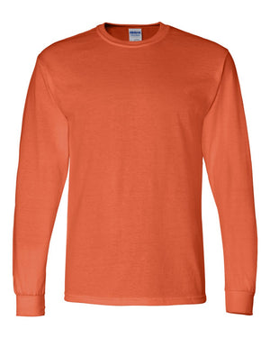 Gildan Adult 50/50 Long-Sleeve T-Shirt - Orange