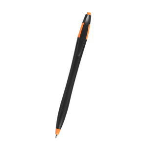 Dart Pen - Black With Orange