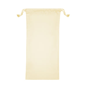 100% Polyester Pouch With Drawstring - Natural