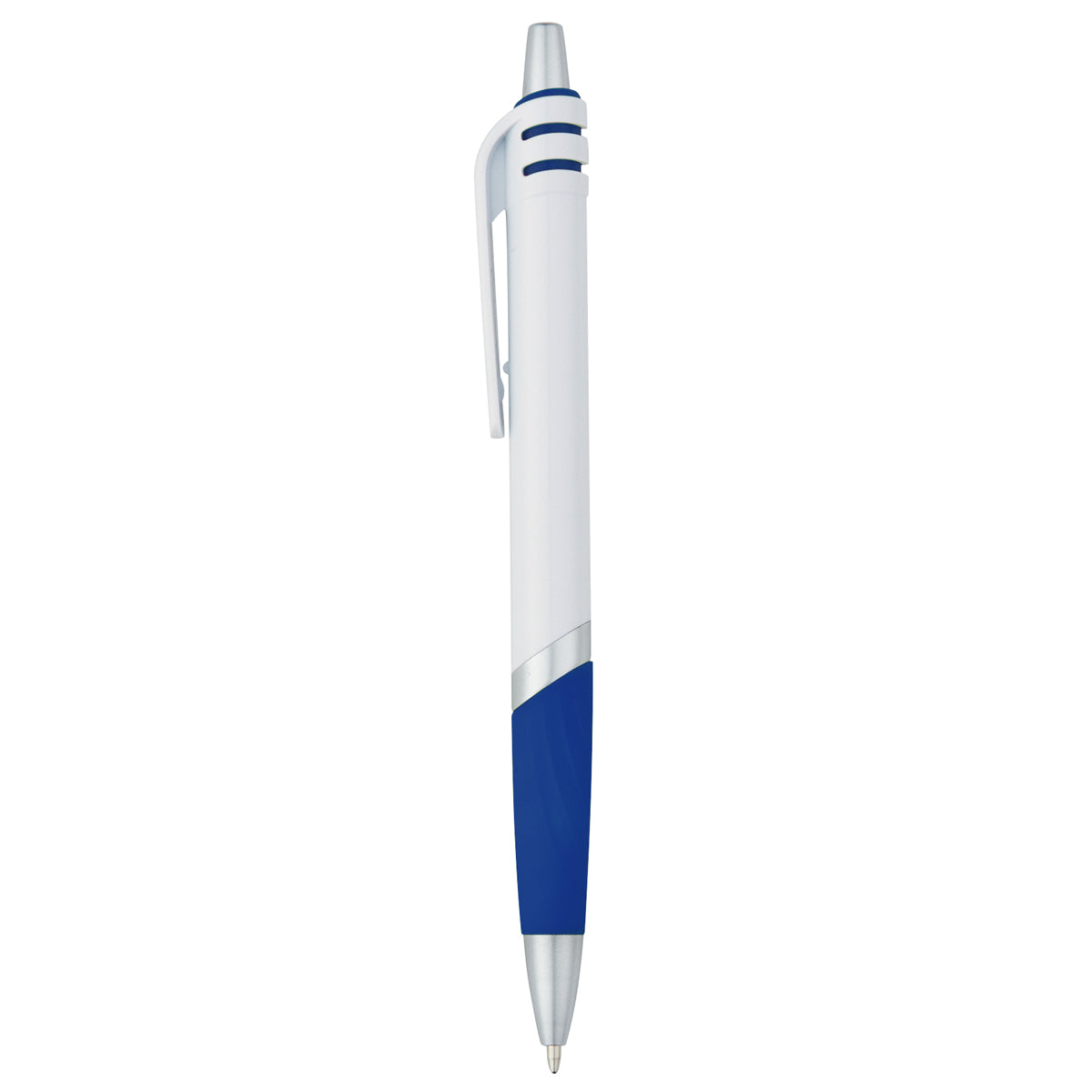 Kingston Pen - White With Royal Blue