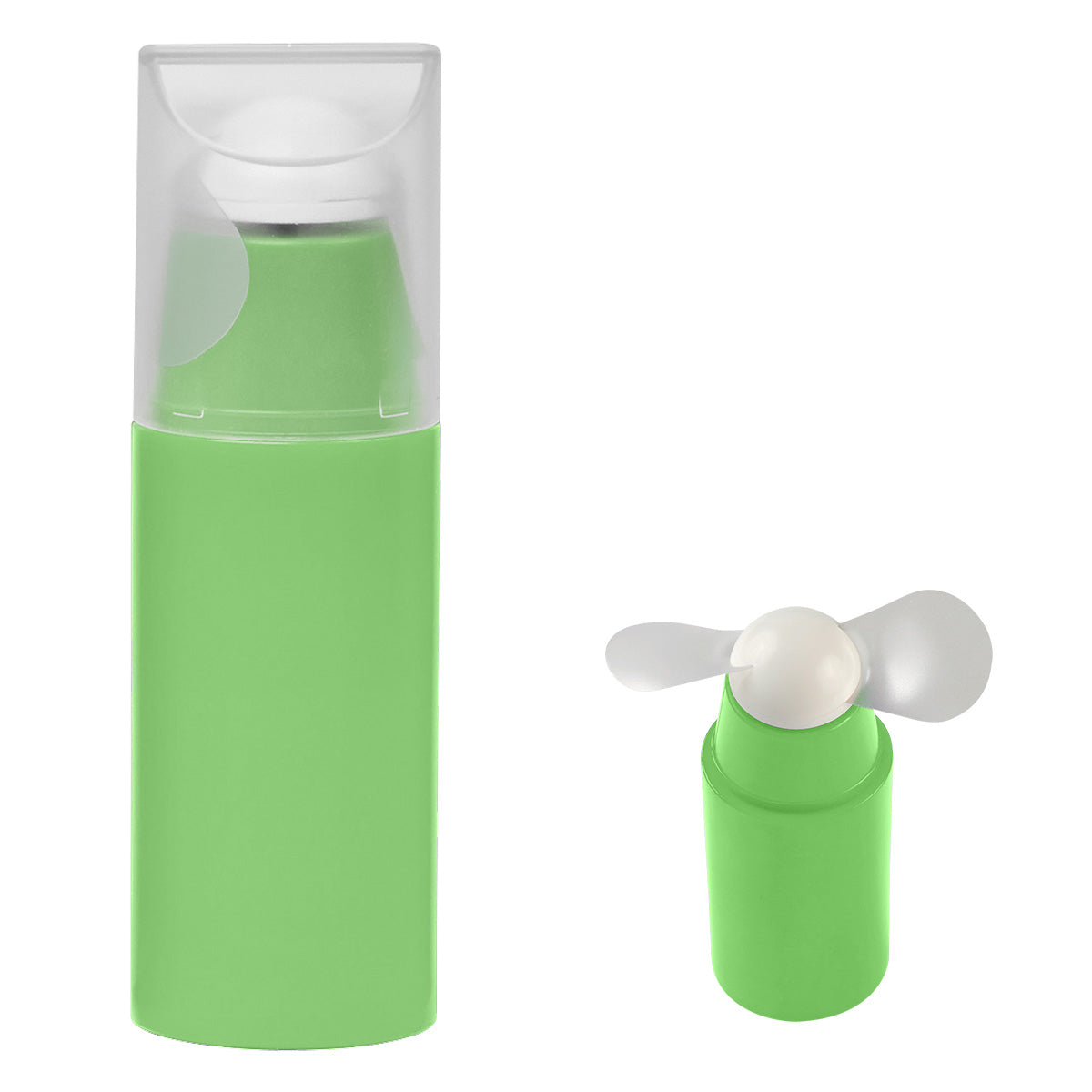 Mini Fan With Removable Cap - Lime