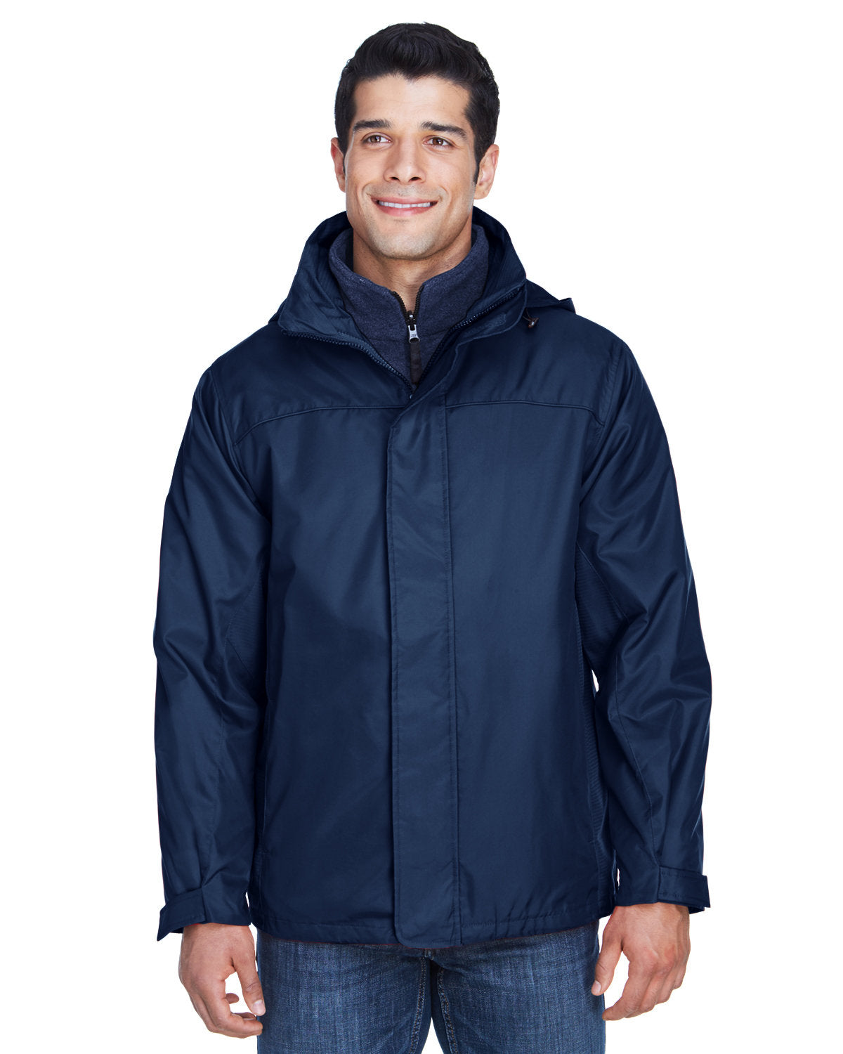 North End Adult 3-in-1 Jacket - Midnight Navy