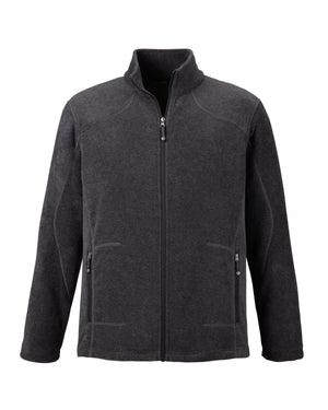 North End Men's Voyage Fleece Jacket - Heather Charcoal