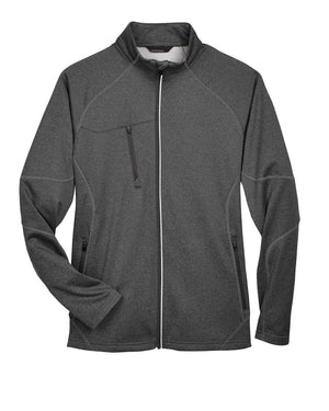 North End Men's Gravity Performance Fleece Jacket - Carbon Heather