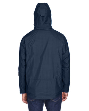 North End Men's Caprice 3-in-1 Jacket with Soft Shell Liner - Back