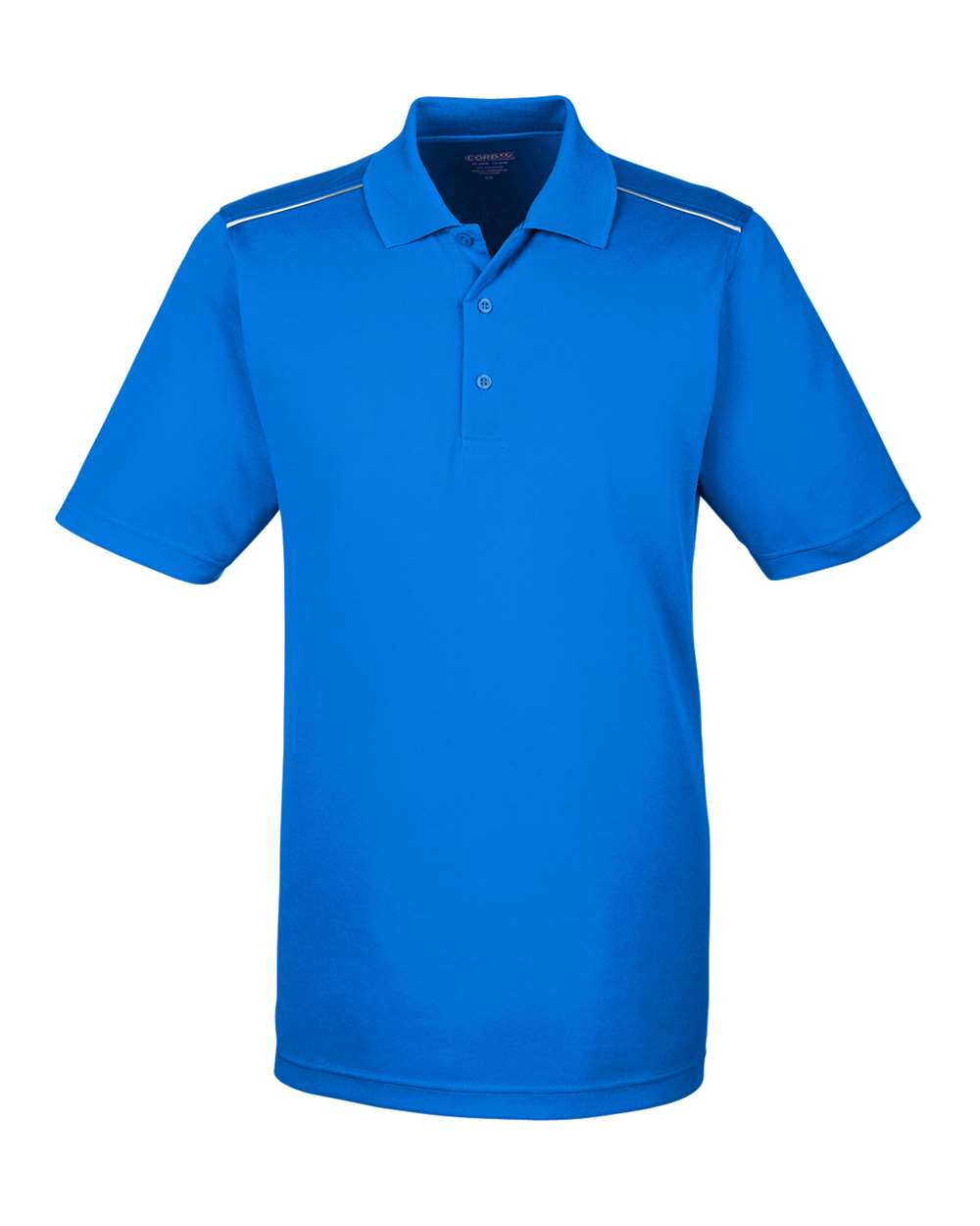CORE365 Origin Performance Pique Polo with Reflective Piping - Men's - True Royal