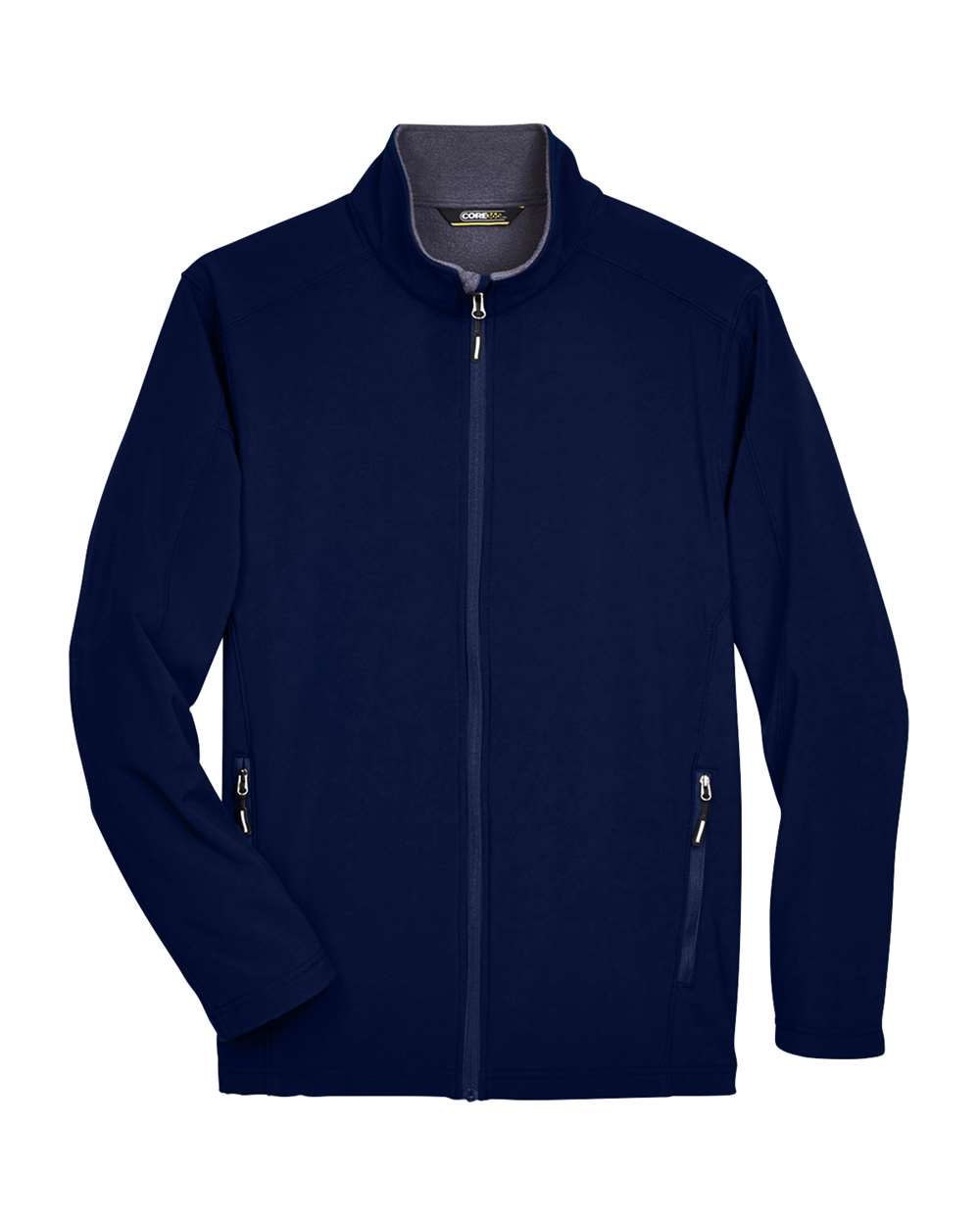 CORE365 Men's Tall Cruise Two-Layer Fleece Bonded Soft Shell Jacket - Classic Navy